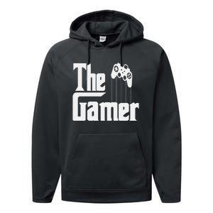 The Gamer Console Game Mode Funny Gaming Gear Noob Slayer Performance Fleece Hoodie