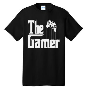 The Gamer Console Game Mode Funny Gaming Gear Noob Slayer Tall T-Shirt