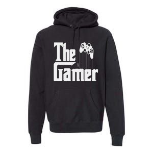 The Gamer Console Game Mode Funny Gaming Gear Noob Slayer Premium Hoodie