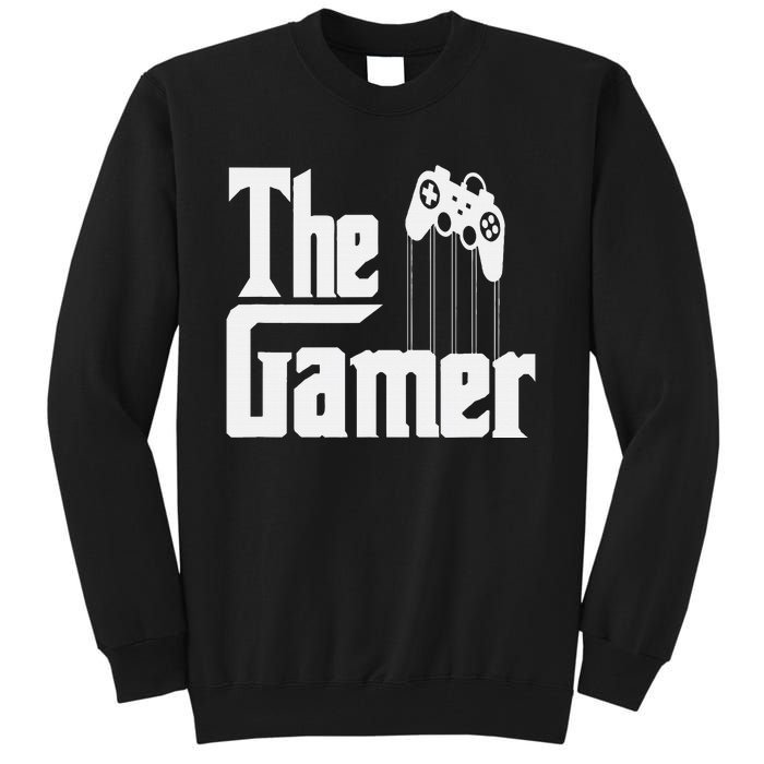 The Gamer Console Game Mode Funny Gaming Gear Noob Slayer Tall Sweatshirt