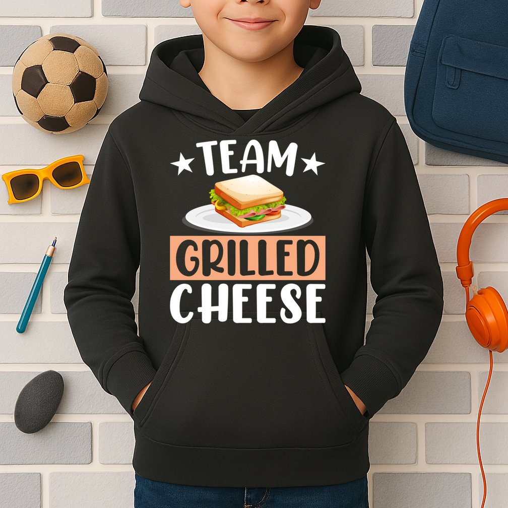 Team Grilled Cheese Gift Kids Hoodie