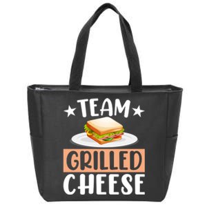 Team Grilled Cheese Gift Zip Tote Bag