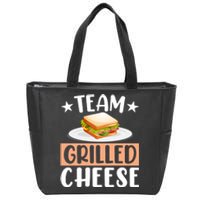 Team Grilled Cheese Gift Zip Tote Bag