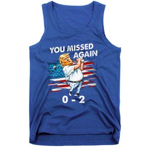 Trump Golf Course Gunshots 02 Trump Is Safe Tank Top