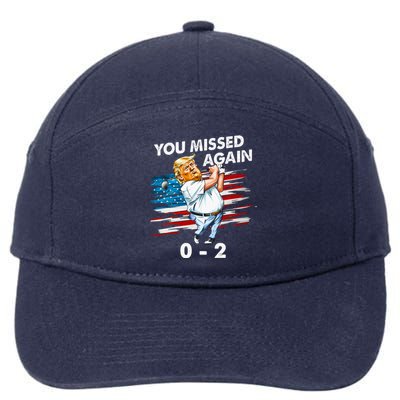 Trump Golf Course Gunshots 02 Trump Is Safe 7-Panel Snapback Hat