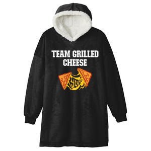 Team Grilled Cheese Sandwich Day Fast Food Lovers Hooded Wearable Blanket