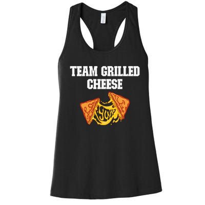 Team Grilled Cheese Sandwich Day Fast Food Lovers Women's Racerback Tank