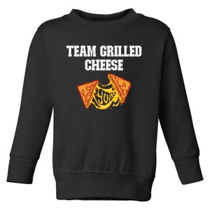 Team Grilled Cheese Sandwich Day Fast Food Lovers Toddler Sweatshirt