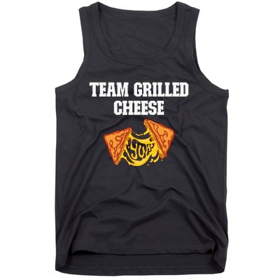 Team Grilled Cheese Sandwich Day Fast Food Lovers Tank Top