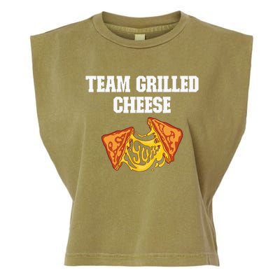 Team Grilled Cheese Sandwich Day Fast Food Lovers Garment-Dyed Women's Muscle Tee