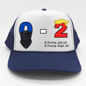 Trump Golf Course Gunshots 02 Trump Is Safe Trucker Hat