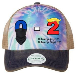 Trump Golf Course Gunshots 02 Trump Is Safe Legacy Tie Dye Trucker Hat