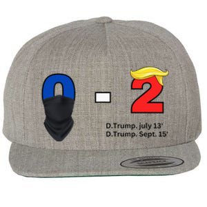 Trump Golf Course Gunshots 02 Trump Is Safe Wool Snapback Cap