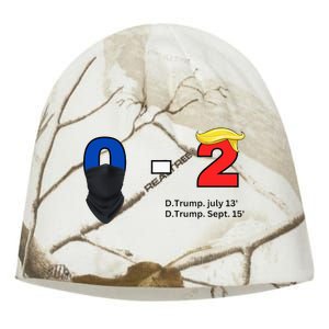 Trump Golf Course Gunshots 02 Trump Is Safe Kati - Camo Knit Beanie