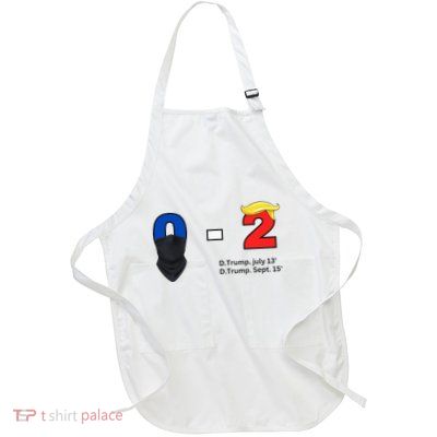 Trump Golf Course Gunshots 02 Trump Is Safe Full-Length Apron With Pockets