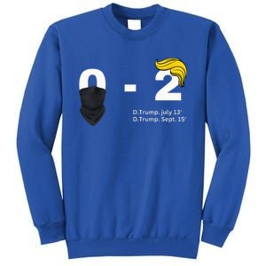 Trump Golf Course Gunshots 02 Trump Is Safe Sweatshirt