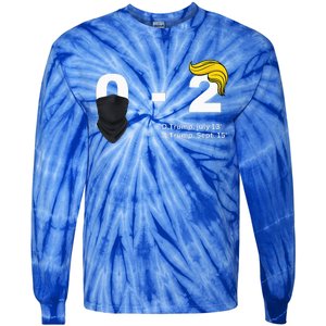 Trump Golf Course Gunshots 02 Trump Is Safe Tie-Dye Long Sleeve Shirt