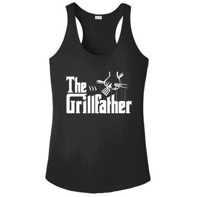 The Grillfather Cool Gift Ladies PosiCharge Competitor Racerback Tank