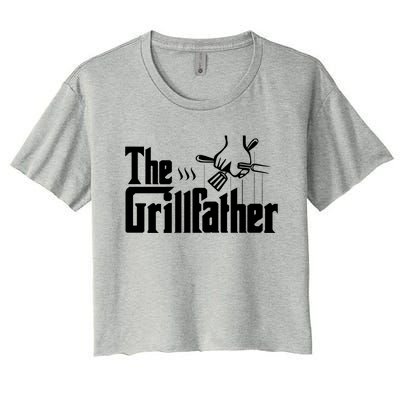 The Grillfather Cool Gift Women's Crop Top Tee