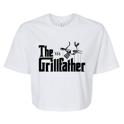 The Grillfather Cool Gift Bella+Canvas Jersey Crop Tee