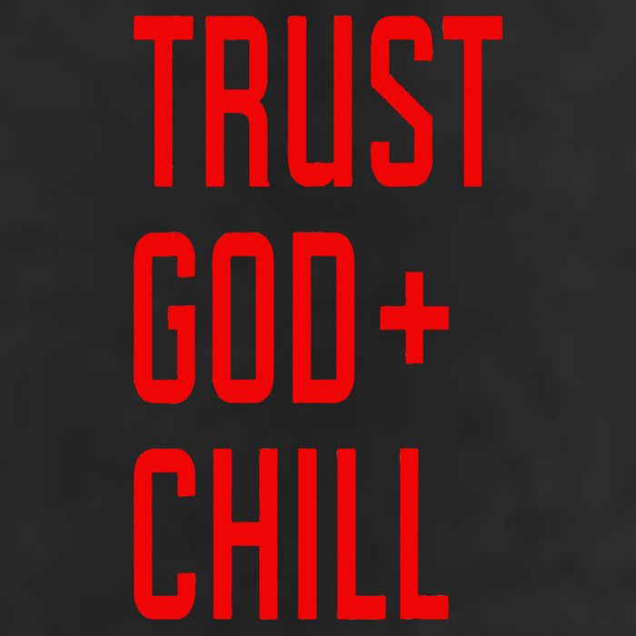Trust God Chill Funny Christian Adult Drive Performance Visor
