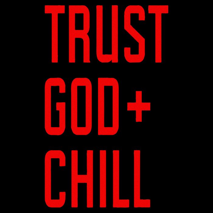 Trust God Chill Funny Christian Bucket Hat