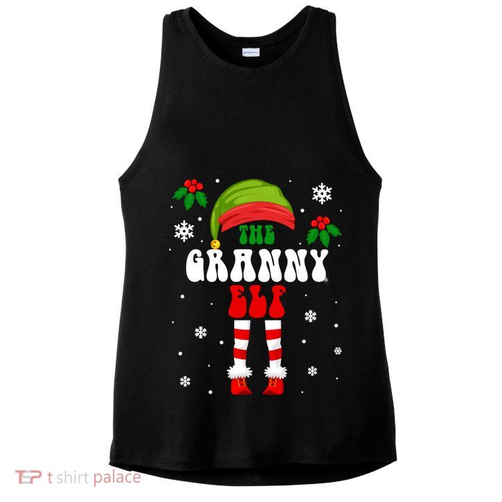The Granny Christmas Family Matching Xmas Group Funny Cute Gift Ladies PosiCharge Tri-Blend Wicking Tank