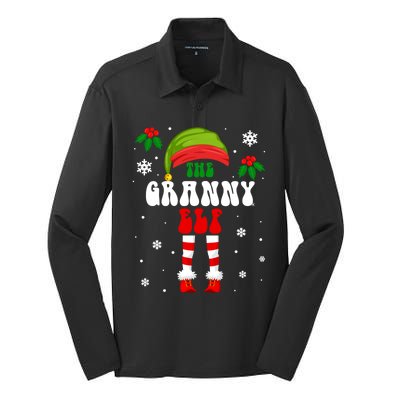 The Granny Christmas Family Matching Xmas Group Funny Cute Gift Silk Touch Performance Long Sleeve Polo