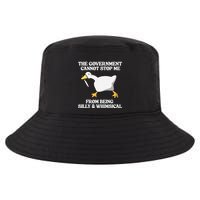 The Government Cannot Stop Me From Being Silly And Whimsical Cool Comfort Performance Bucket Hat