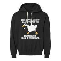 The Government Cannot Stop Me From Being Silly And Whimsical Garment-Dyed Fleece Hoodie