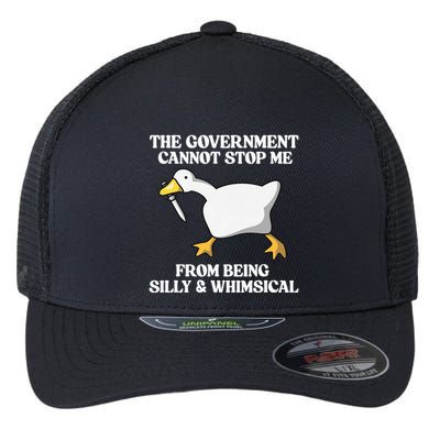 The Government Cannot Stop Me From Being Silly And Whimsical Flexfit Unipanel Trucker Cap