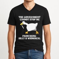 The Government Cannot Stop Me From Being Silly And Whimsical V-Neck T-Shirt