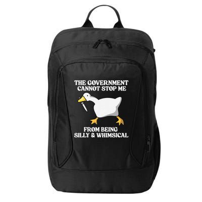 The Government Cannot Stop Me From Being Silly And Whimsical City Backpack
