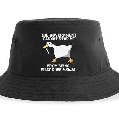 The Government Cannot Stop Me From Being Silly And Whimsical Sustainable Bucket Hat