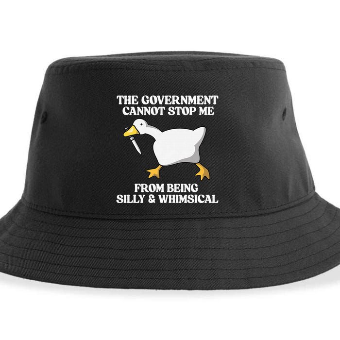 The Government Cannot Stop Me From Being Silly And Whimsical Sustainable Bucket Hat