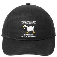 The Government Cannot Stop Me From Being Silly And Whimsical 7-Panel Snapback Hat