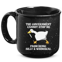 The Government Cannot Stop Me From Being Silly And Whimsical 15oz Campfire Ceramic Mug