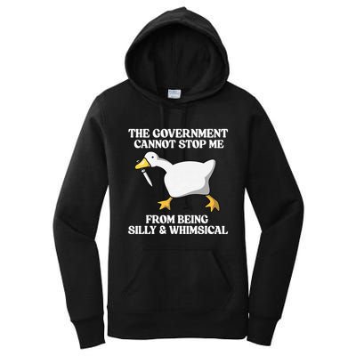 The Government Cannot Stop Me From Being Silly And Whimsical Women's Pullover Hoodie