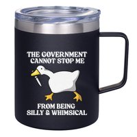 The Government Cannot Stop Me From Being Silly And Whimsical 12oz Stainless Steel Coffee Mug