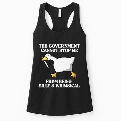 The Government Cannot Stop Me From Being Silly And Whimsical Womens Tank Top