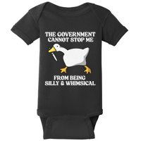 The Government Cannot Stop Me From Being Silly And Whimsical Baby Bodysuit
