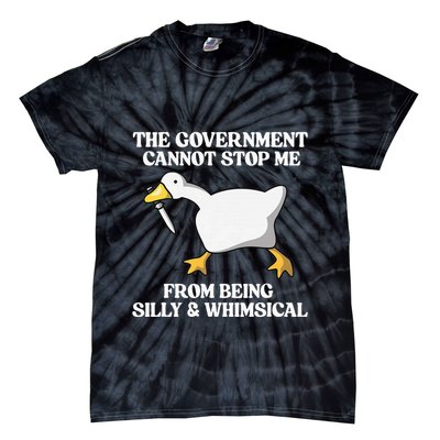 The Government Cannot Stop Me From Being Silly And Whimsical Tie-Dye T-Shirt
