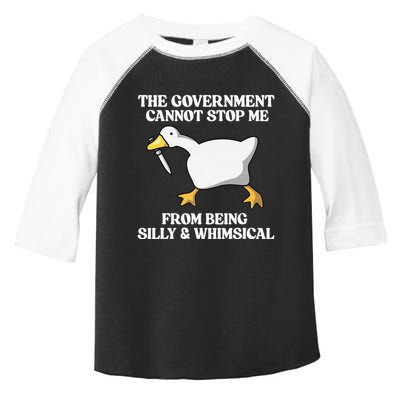The Government Cannot Stop Me From Being Silly And Whimsical Toddler Fine Jersey T-Shirt