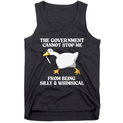 The Government Cannot Stop Me From Being Silly And Whimsical Tank Top