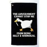 The Government Cannot Stop Me From Being Silly And Whimsical Golf Towel