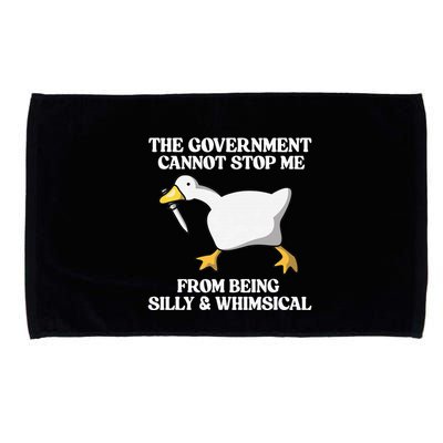 The Government Cannot Stop Me From Being Silly And Whimsical Microfiber Hand Towel