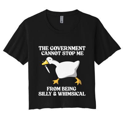 The Government Cannot Stop Me From Being Silly And Whimsical Crop Top