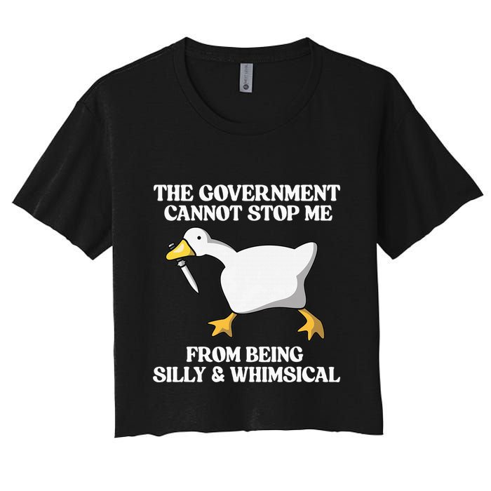 The Government Cannot Stop Me From Being Silly And Whimsical Crop Top