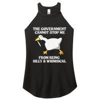 The Government Cannot Stop Me From Being Silly And Whimsical Women's Perfect Tri Rocker Tank