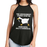 The Government Cannot Stop Me From Being Silly And Whimsical Women's Perfect Tri Rocker Tank